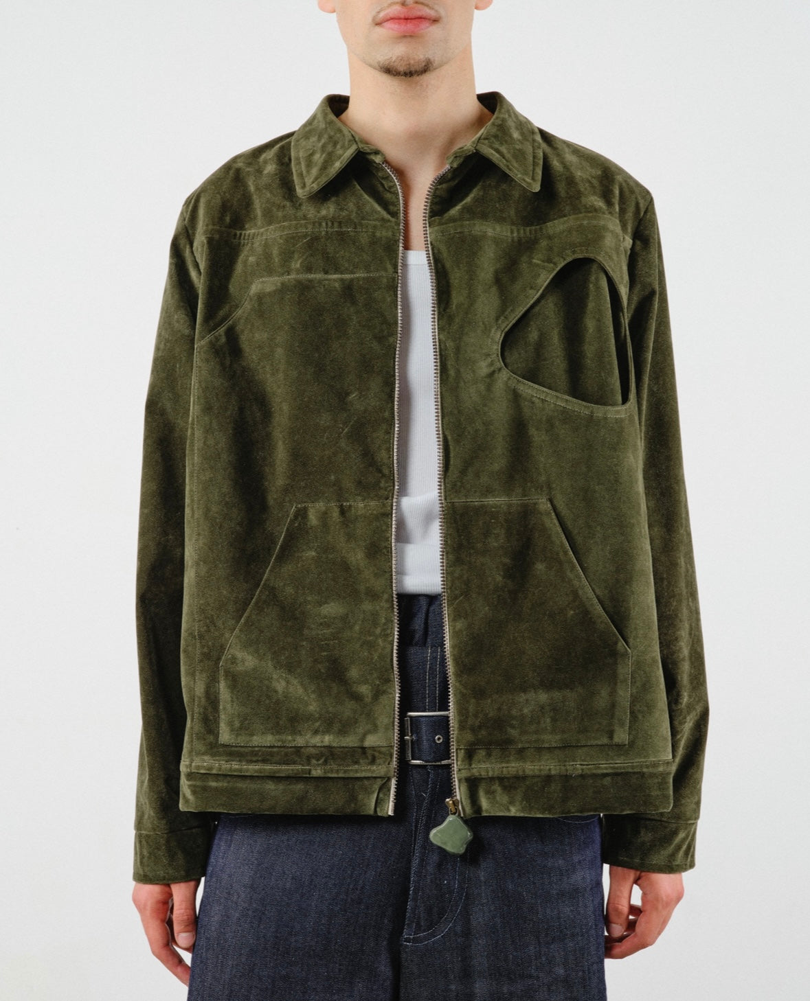 Blouson Suédine